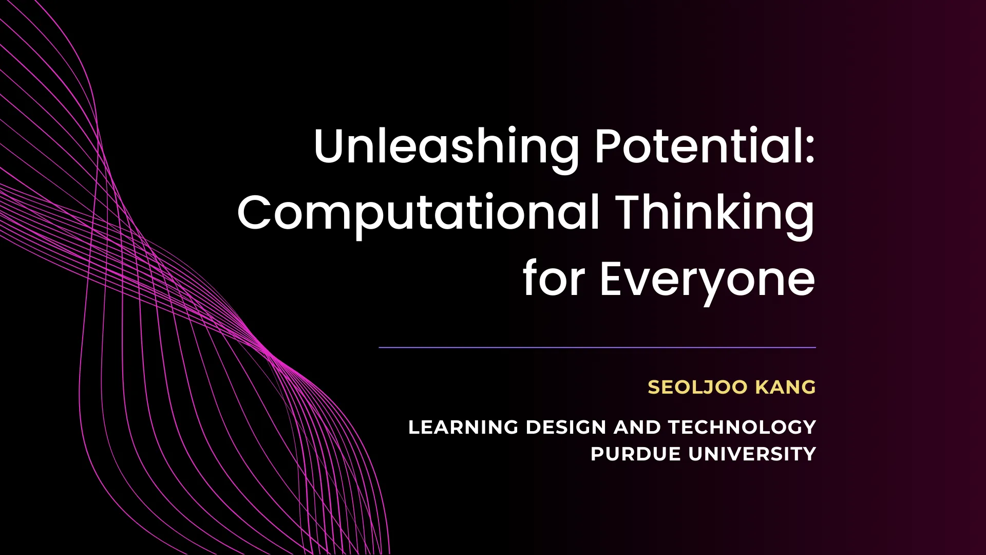 Computational Thinking Tutorial