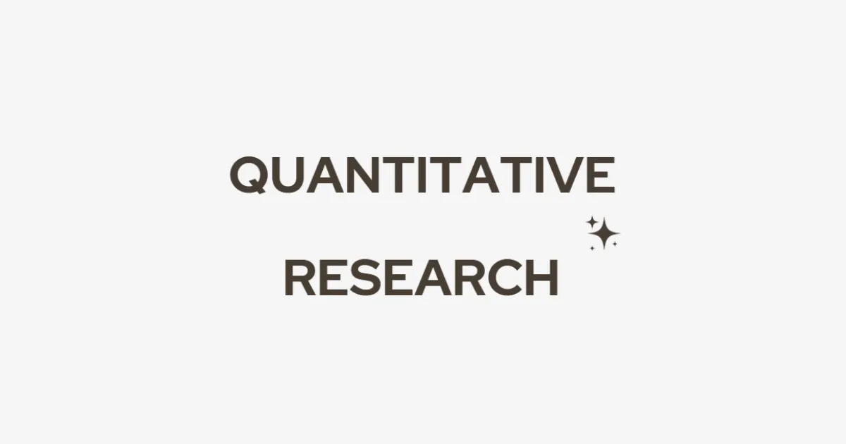 Quantitative Research Presentation