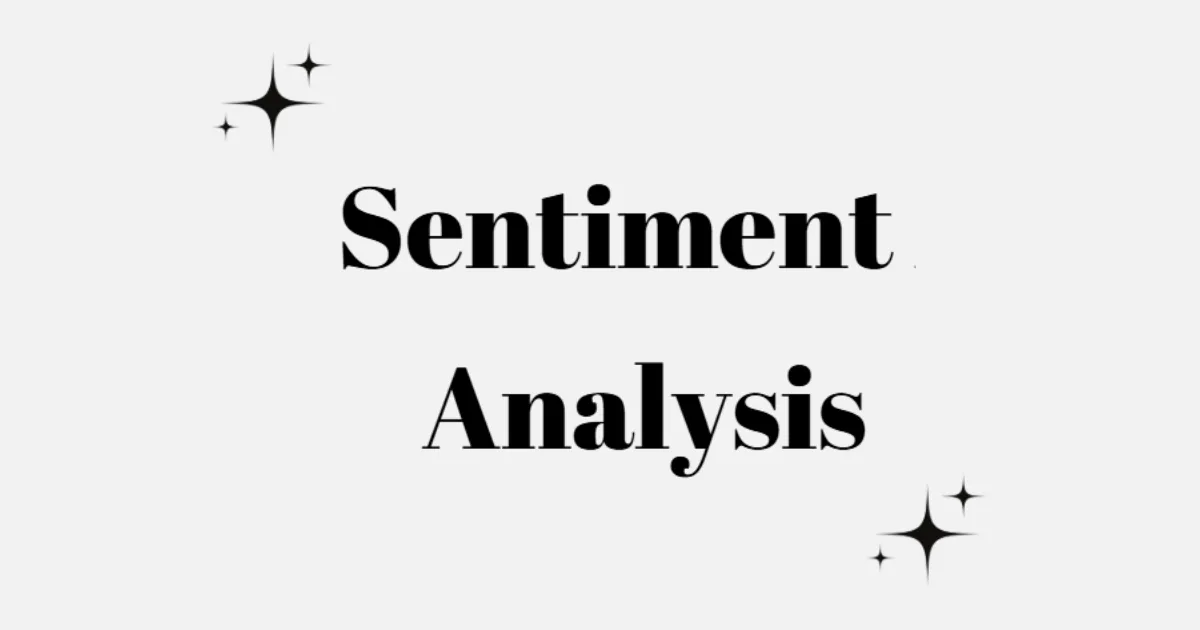 Learning Sentiment Analysis