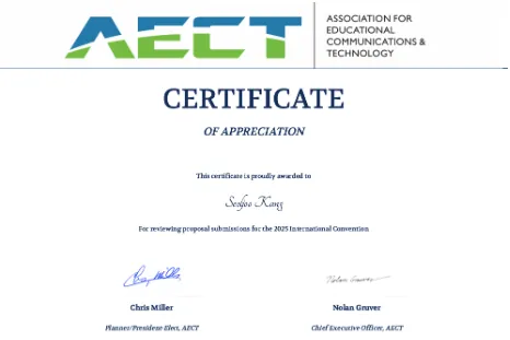 AECT Convention - Proposal review and assessment activities at educational conference